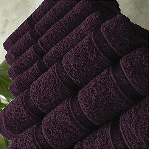 Egyptian Cotton Bath Towels Super Absorbent Quick Dry Extra Soft Hand & Face Towels 8 pcs Bale Set