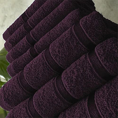 Egyptian Cotton Bath Towels Super Absorbent Quick Dry Extra Soft Hand & Face Towels 8 pcs Bale Set