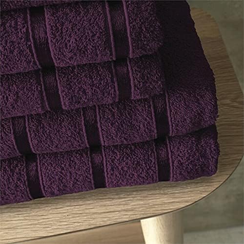 Egyptian Cotton Bath Towels Super Absorbent Quick Dry Extra Soft Hand & Face Towels 8 pcs Bale Set