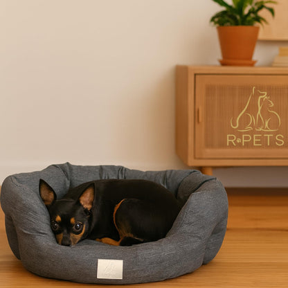 Calming Dog Bed Anti-Anxiety Donut Cat Puppy Bed Fluffy Washable Non-Slip S M L
