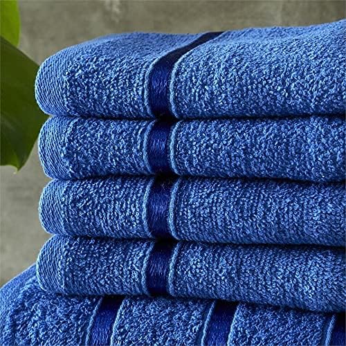 Egyptian Cotton Bath Towels Super Absorbent Quick Dry Extra Soft Hand & Face Towels 8 pcs Bale Set