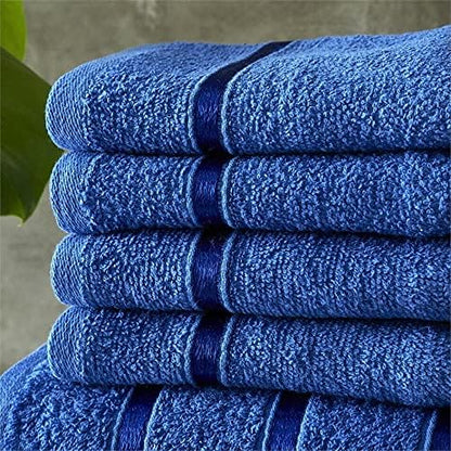 Egyptian Cotton Bath Towels Super Absorbent Quick Dry Extra Soft Hand & Face Towels 8 pcs Bale Set