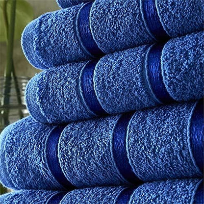 Egyptian Cotton Bath Towels Super Absorbent Quick Dry Extra Soft Hand & Face Towels 8 pcs Bale Set