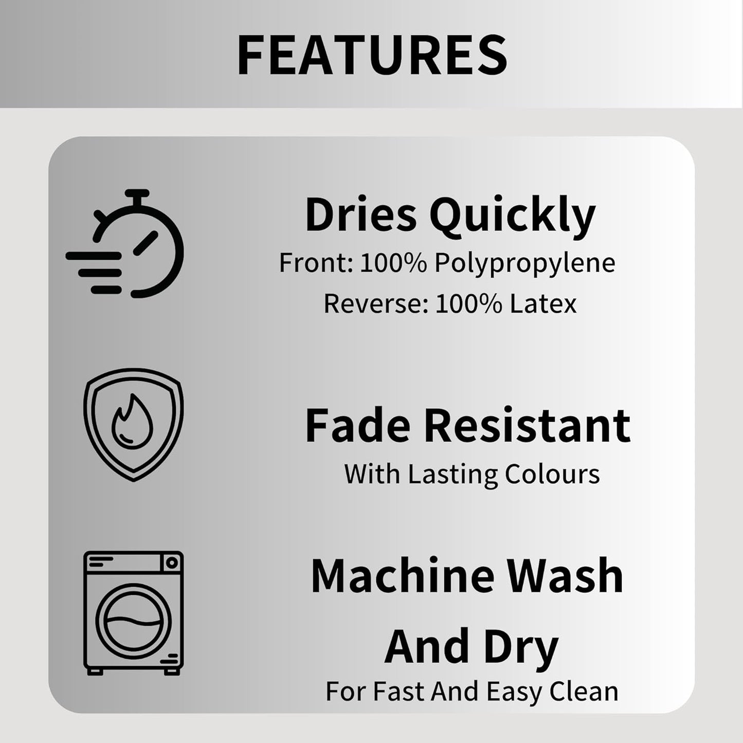 Cali Bubbles 2 Piece Bath Mat & Pedestal Set Non Slip Soft Absorbent Toilet Bathroom Mats Sets