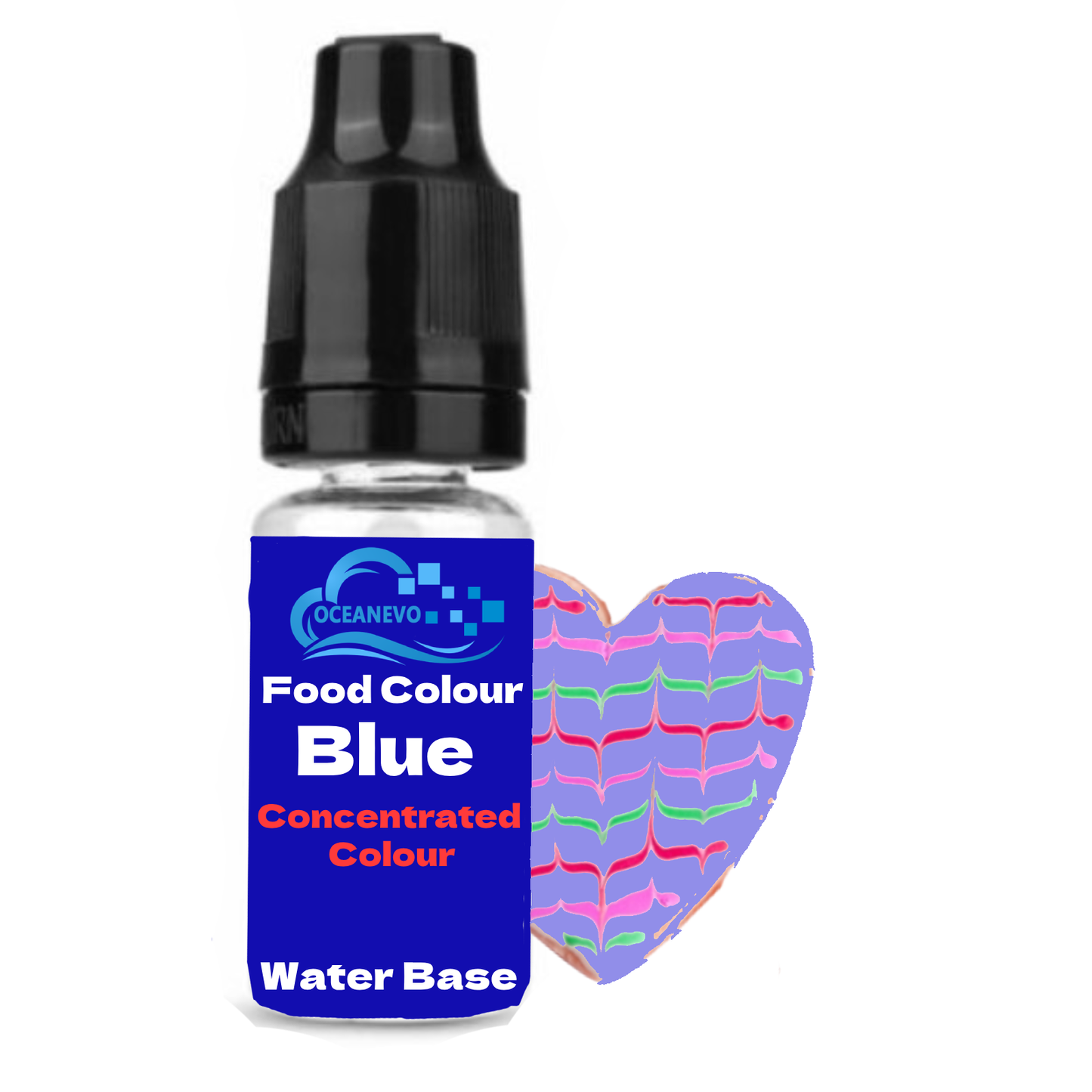 Food Colouring - Liquid Concentrated Food Colours for Ice-cream, Fondant, Cake Icing & Decorating, Baking Edible Food Grade Dye Droplets