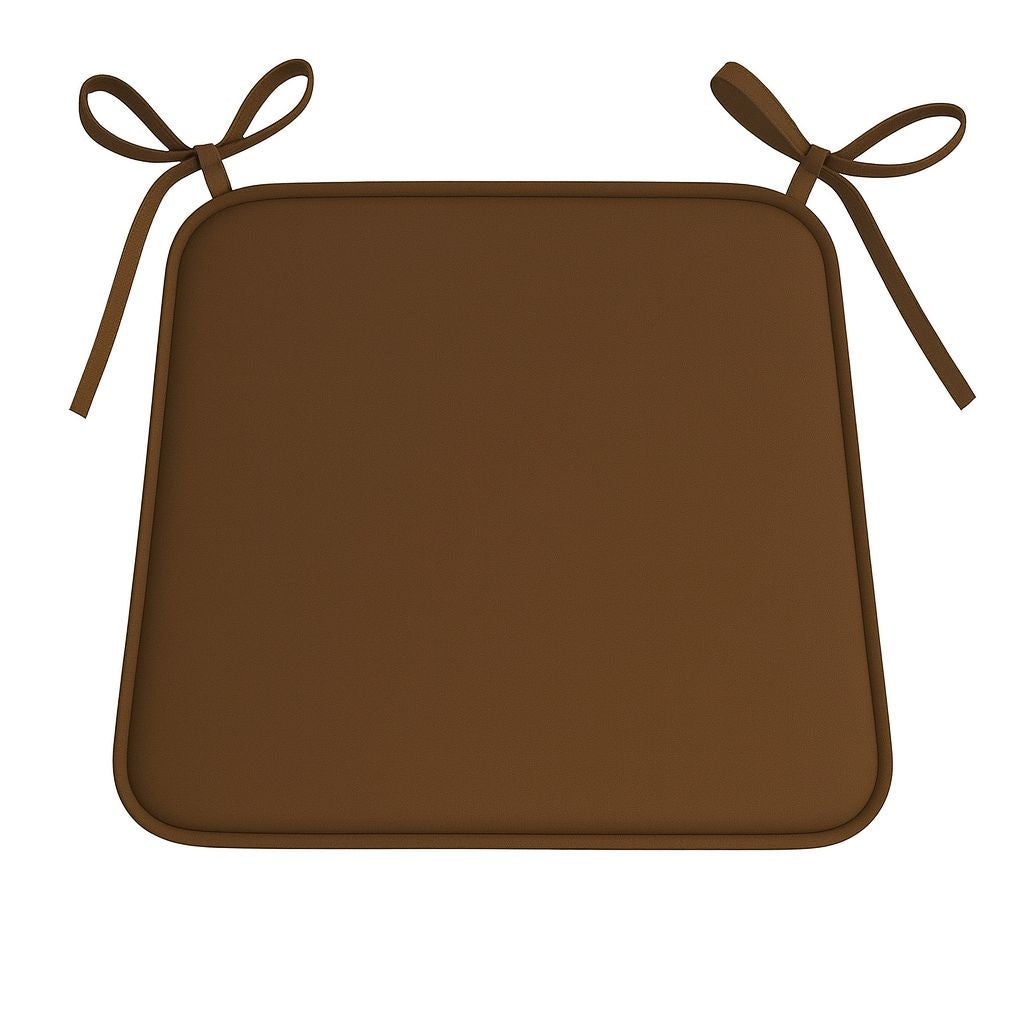 3cm Thick Tie-On Chair Cushions – Indoor Outdoor Seat Pads Square 38x38cm