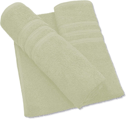Pack of 2 Extra Large Jumbo Bath Sheets - Beach Towels 100% Cotton  Huge Size (85 x 200 cm)