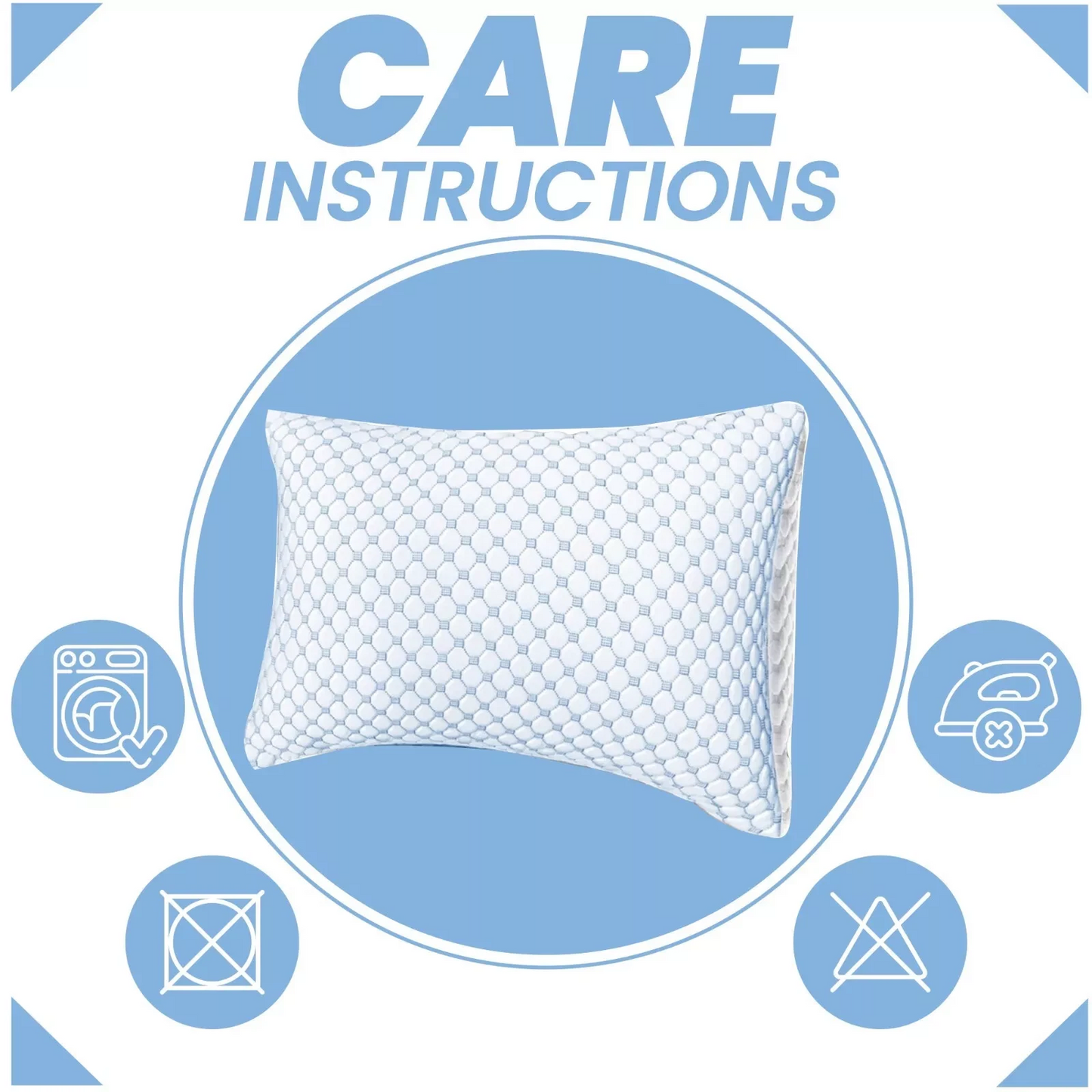 Hotel Quality Luxury Pillow – Soft and Supportive Memory Foam – Lavender Scented for Relaxation – Copper Infused for Freshness – Ice Cool Fabric Keeps You Cool – Breathable, Hypoallergenic, Cooling Pillow for Side and Back Sleepers