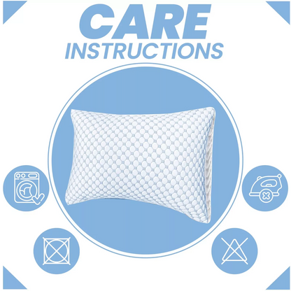 Hotel Quality Luxury Pillow – Soft and Supportive Memory Foam – Lavender Scented for Relaxation – Copper Infused for Freshness – Ice Cool Fabric Keeps You Cool – Breathable, Hypoallergenic, Cooling Pillow for Side and Back Sleepers