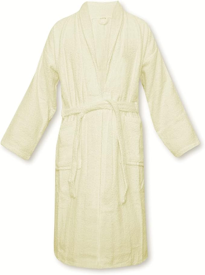 100% Egyptian Cotton Bath Robe Terry Towelling Robe Dressing Gown Luxury and Super Soft Womens Nightwear Mens House Gown
