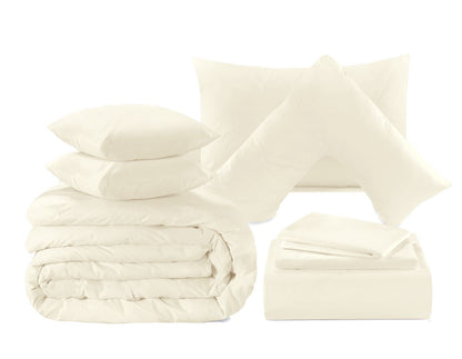 Soft Microfibre Fitted Sheet Deep Pocket 10 inch (25 cm) Easy Care Bottom Sheet