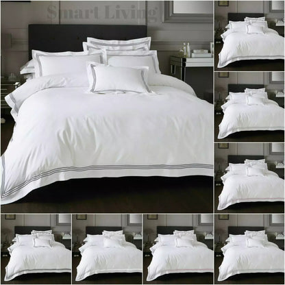 Devore Embroidered Luxury Designer Duvet Quilt Covers Hotel Quality Bedding Sets