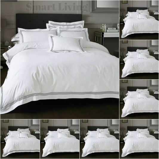 Devore Embroidered Luxury Designer Duvet Quilt Covers Hotel Quality Bedding Sets