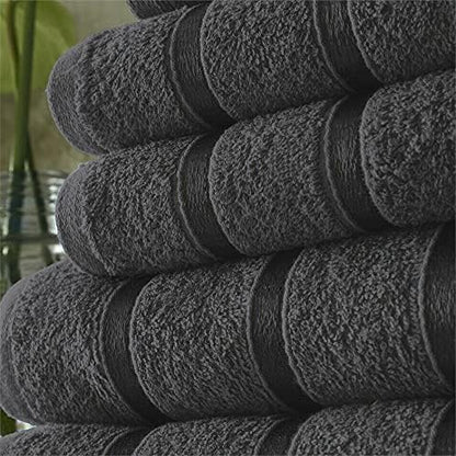 Egyptian Cotton Bath Towels Super Absorbent Quick Dry Extra Soft Hand & Face Towels 8 pcs Bale Set