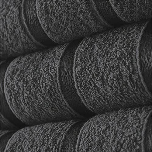 Egyptian Cotton Bath Towels Super Absorbent Quick Dry Extra Soft Hand & Face Towels 8 pcs Bale Set