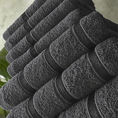 Egyptian Cotton Bath Towels Super Absorbent Quick Dry Extra Soft Hand & Face Towels 8 pcs Bale Set