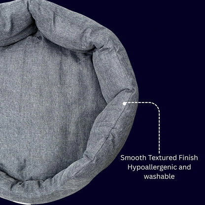 Calming Dog Bed Anti-Anxiety Donut Cat Puppy Bed Fluffy Washable Non-Slip S M L