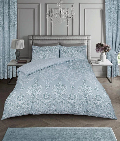 Antoinette Damask Floral Pattern Duvet Quilt Covers Summer Season Bedding Sets
