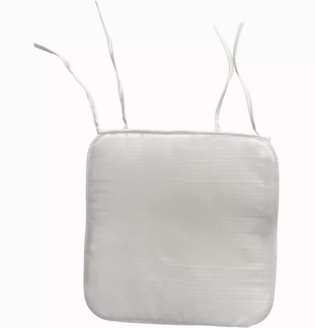4X Chair Seat Pads Cushions Tie on Dining Chair Cushion for Garden Kitchen Patio