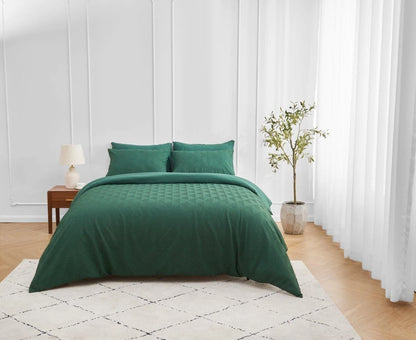 Turo Triangle Luxury Duvet Cover Set & Pillowcase Microfiber Bedding Quilt Single Double King