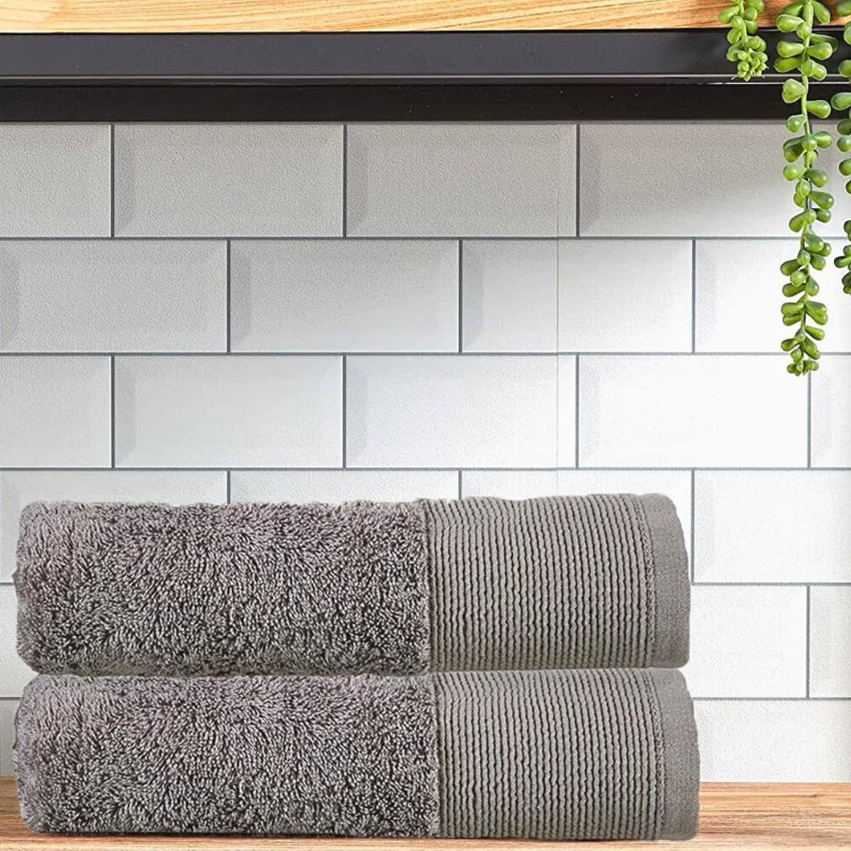 Bamboo Towels Bath Sheets Super Absorbent Bale Set Quick Dry Bath Towels Extra Soft 60% Bamboo 40% Cotton Bathroom Linen Hand Towel