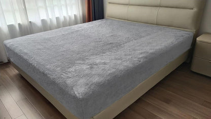 SUPER SOFT TEDDY BEAR FUR SHERPA CUDDLY COSY WARM EXTRA DEEP FLEECE FITTED SHEET BEDDING BED LINEN