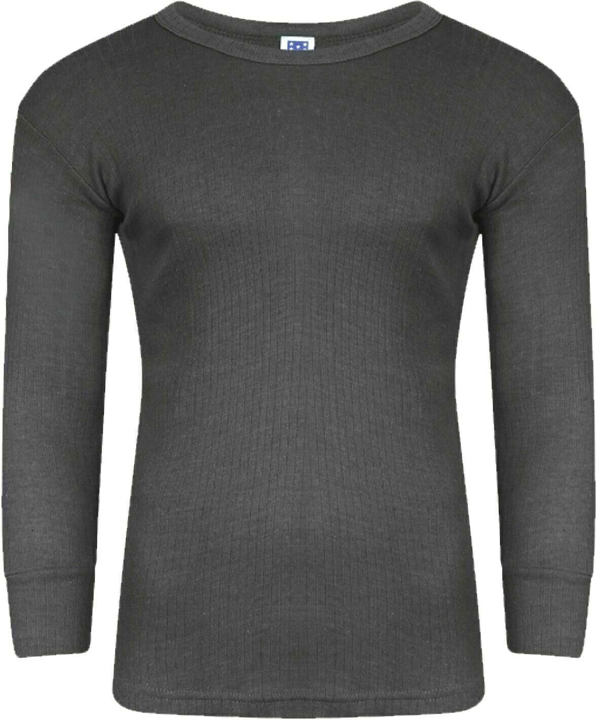PACK OF 4 Mens Thermal Long Sleeves T-Shirts Warm Vests Winter Underwear Base Layer Top
