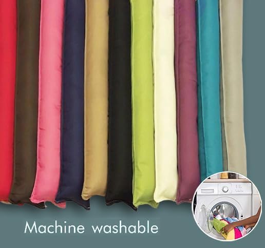 Draught Excluder Door Stopper – Effective Insulation, Energy Saver – Hollowfibre Filling – Prevents Wind and Dust