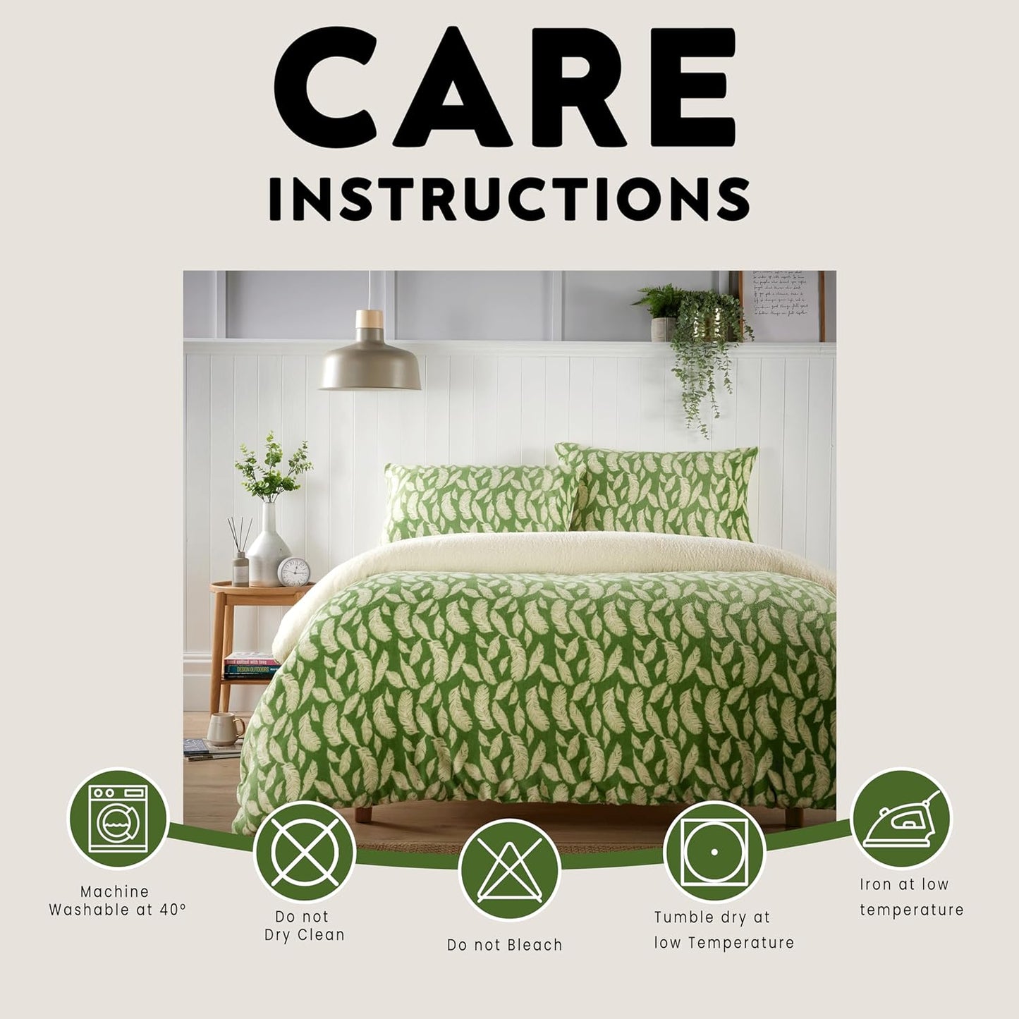 Teddy Fleece Duvet Cover Set Printed Super Soft Quilt Sets Warm Winter Bedding With Sherpa Reverse