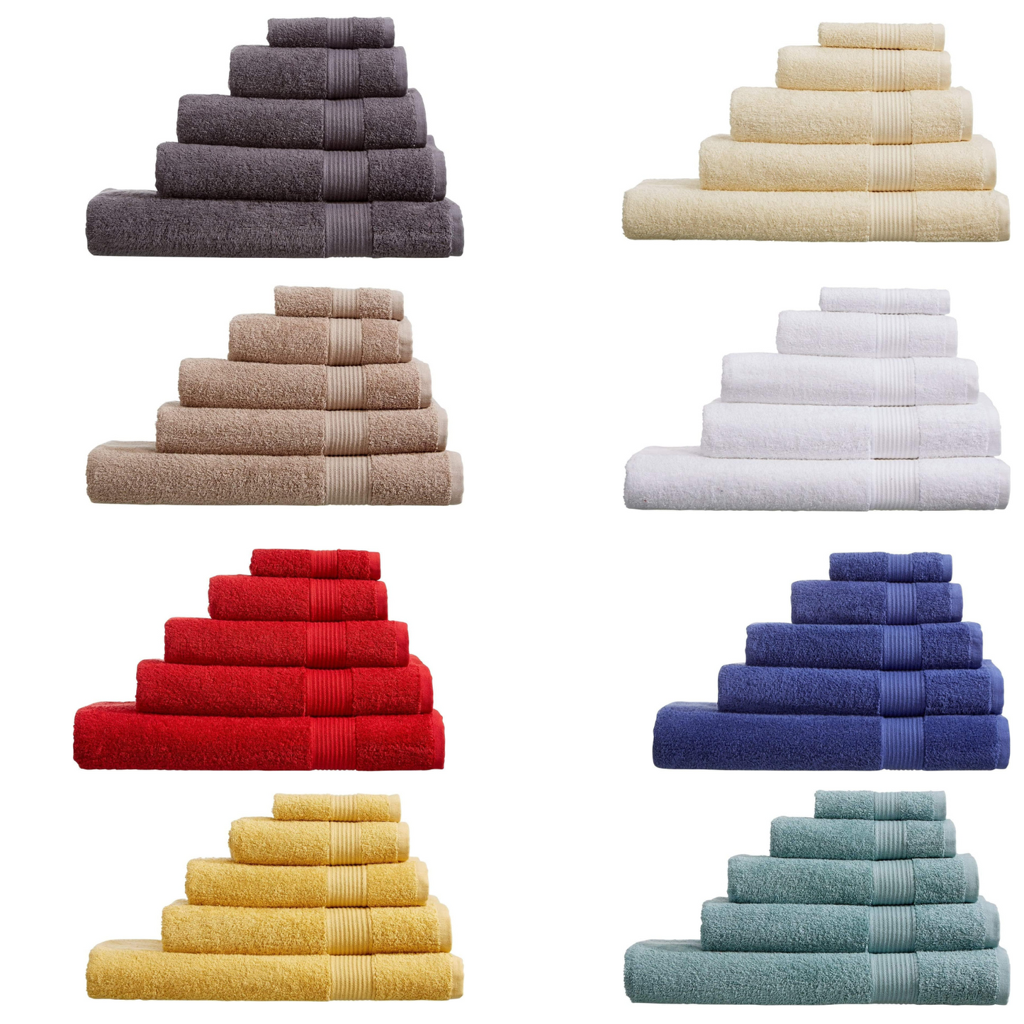 100% Egyptian Cotton Bath Towels Jumbo Sheets 500GSM Super Absorbent Quick Dry Soft Bathroom