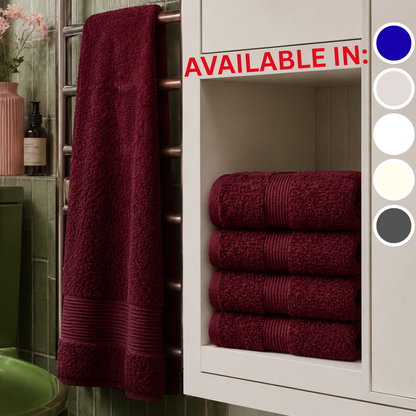 500 GSM Egyptian Cotton Luxury Towels – Super Soft Face Hand Bath Sheet