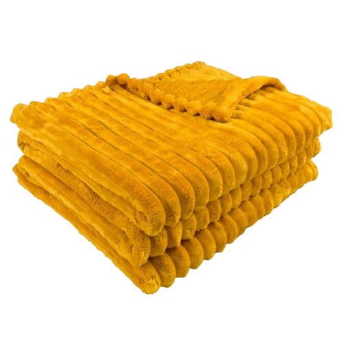 Ribbed Throws Fleece Blanket Chunky Cord Faux Fur Large Size Sofa Bed Corded