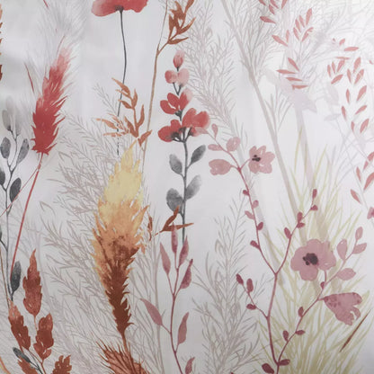 Meadow Floral Flower Duvet Quilt Cover & Pillow Case Bedding Set White Multi