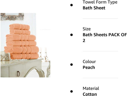 Luxury ZERO TWIST 100% Egyptian Cotton Super Soft 600 GSM Towels Hand Bath Towels Set