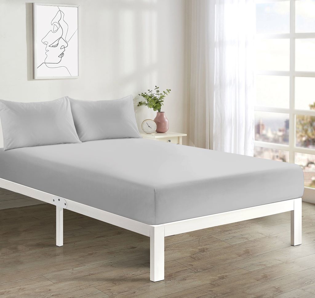 Soft Microfibre Fitted Sheet Deep Pocket 10 inch (25 cm) Easy Care Bottom Sheet