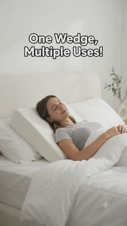 Bed Wedge Pillow Acid Reflux 11 Degree Memory Foam – X-Large Back Support