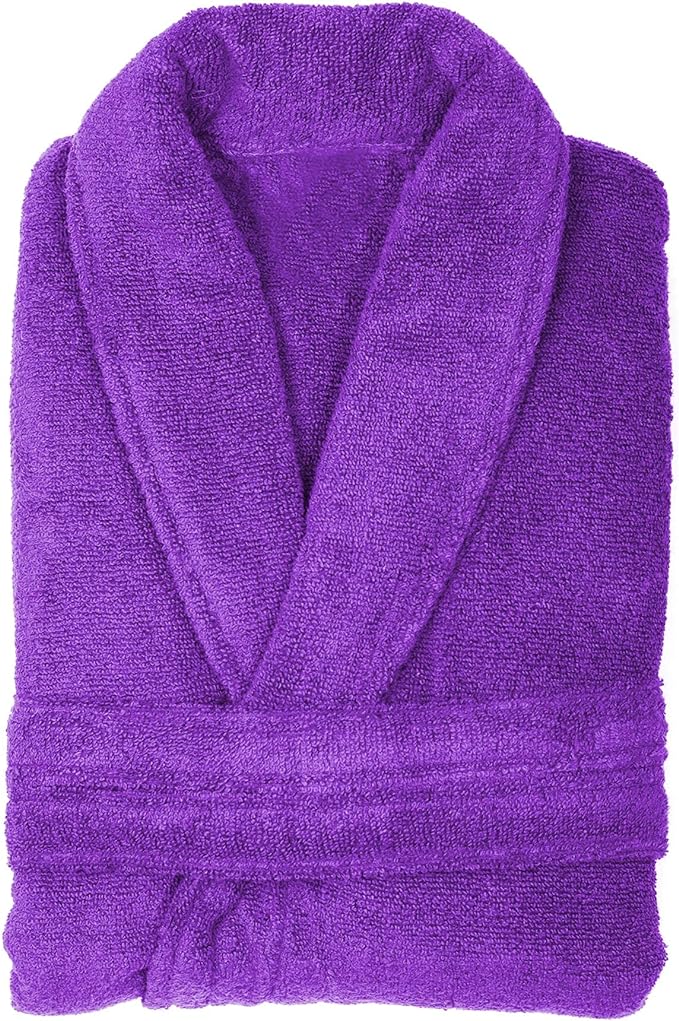100% Egyptian Cotton Bath Robe Terry Towelling Robe Dressing Gown Luxury and Super Soft Womens Nightwear Mens House Gown