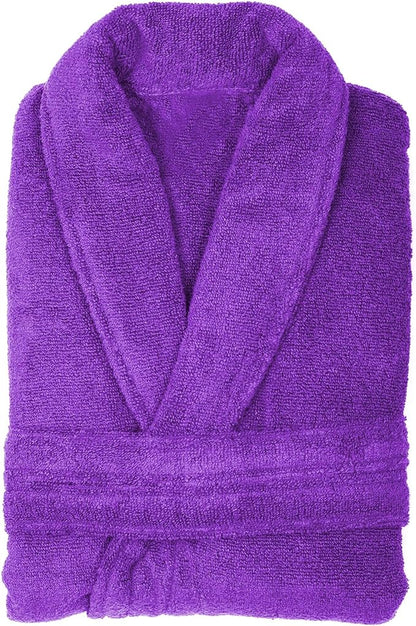 100% Egyptian Cotton Bath Robe Terry Towelling Robe Dressing Gown Luxury and Super Soft Womens Nightwear Mens House Gown