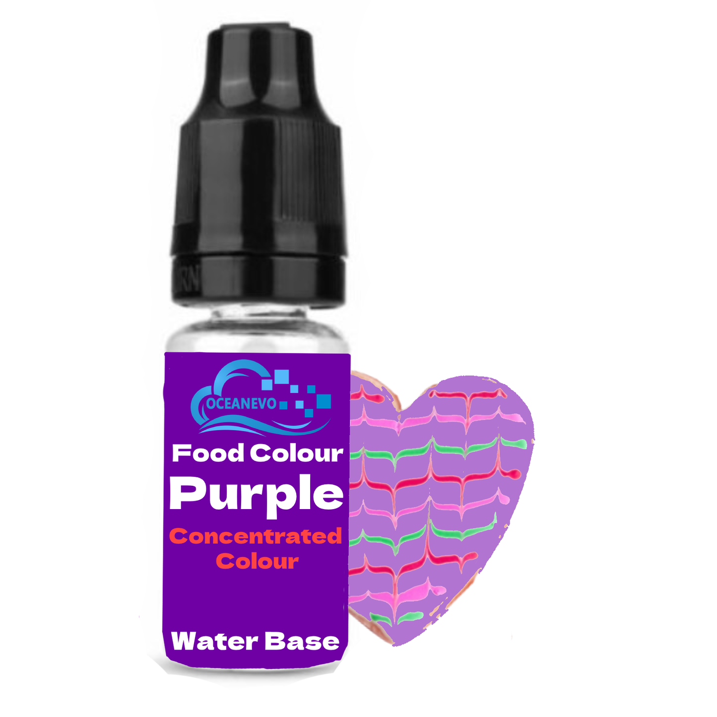 Food Colouring - Liquid Concentrated Food Colours for Ice-cream, Fondant, Cake Icing & Decorating, Baking Edible Food Grade Dye Droplets