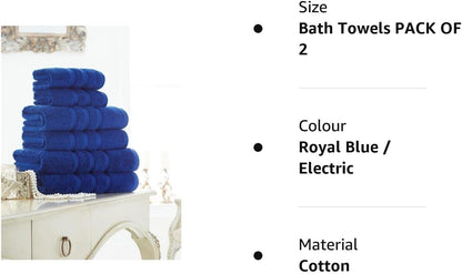 Luxury ZERO TWIST 100% Egyptian Cotton Super Soft 600 GSM Towels Hand Bath Towels Set