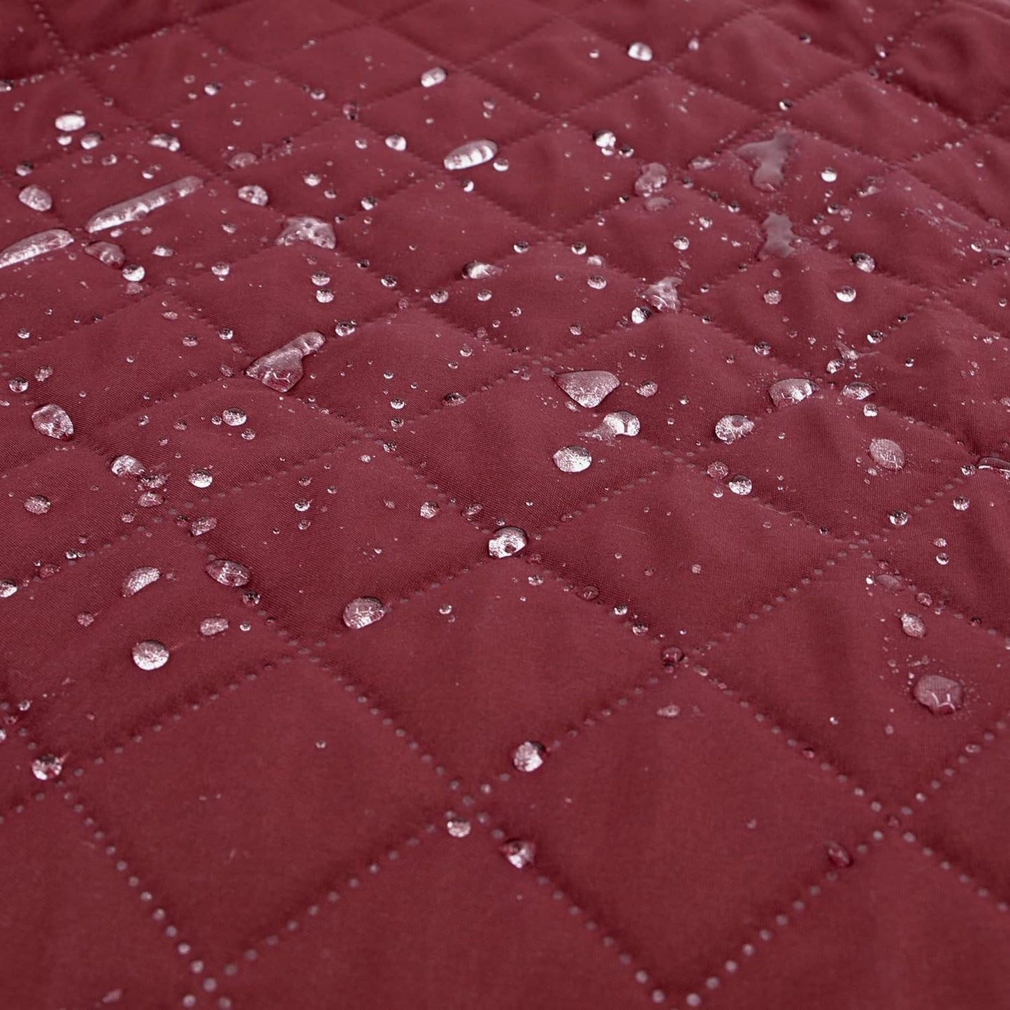 Quilted Sofa Cover Pet Dog Kids Barrier- Slipcover Reversible Furniture Protector Washable Couch Covers with Elastic Straps Anti-Slip Wrinkle Resistant