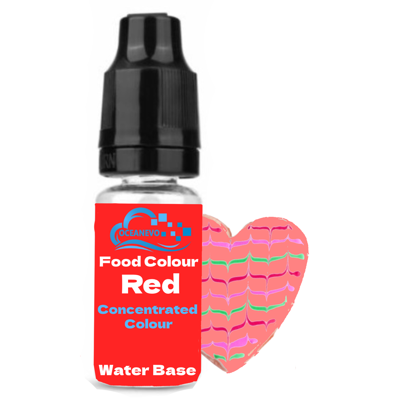 Food Colouring - Liquid Concentrated Food Colours for Ice-cream, Fondant, Cake Icing & Decorating, Baking Edible Food Grade Dye Droplets