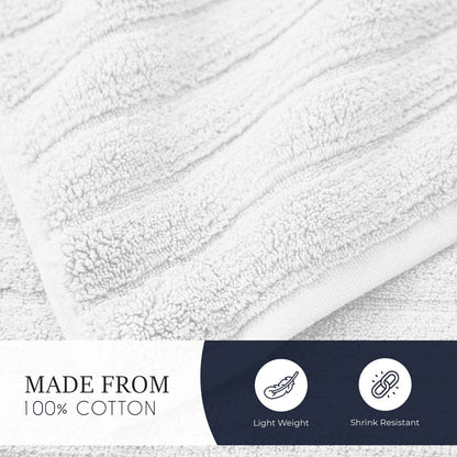 Hydro Cotton 6pcs Towels Bale Set 600 GSM Pure Ring Spun Cotton Super Soft Highly Absorbent and Quick Dry Hand and Bath Towels Sets