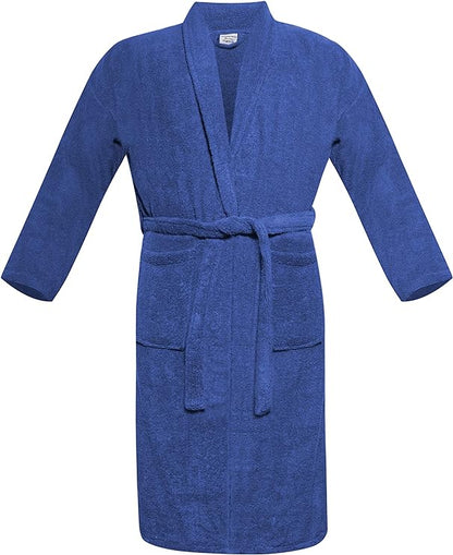 100% Egyptian Cotton Bath Robe Terry Towelling Robe Dressing Gown Luxury and Super Soft Womens Nightwear Mens House Gown