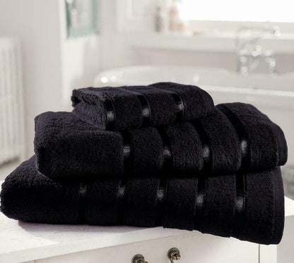 Kensington Stripe Egyptian Cotton Towels Bath Sheets Soft Absorbent