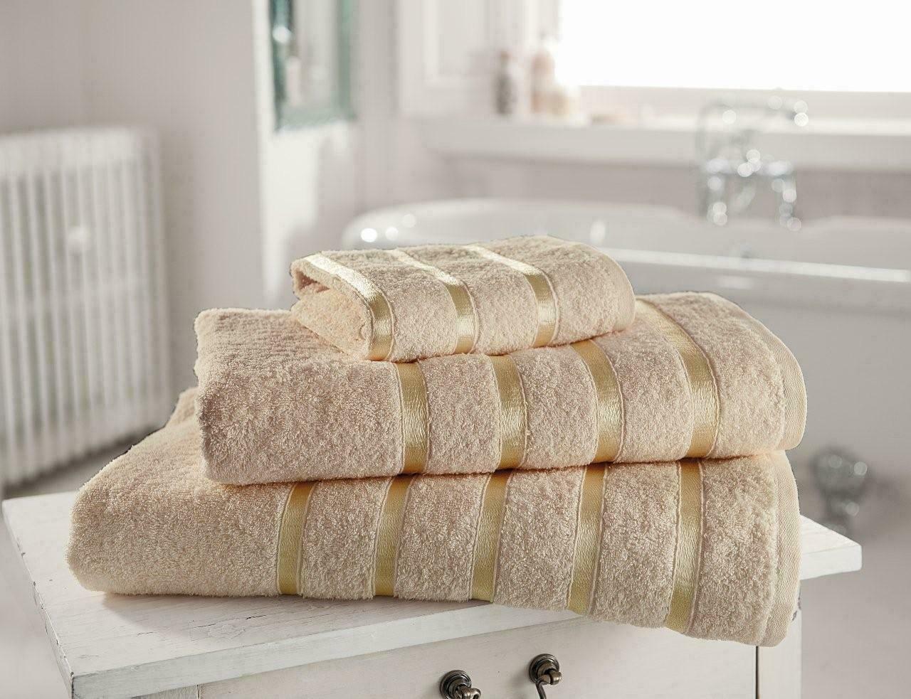 Kensington Stripe Egyptian Cotton Towels Bath Sheets Soft Absorbent