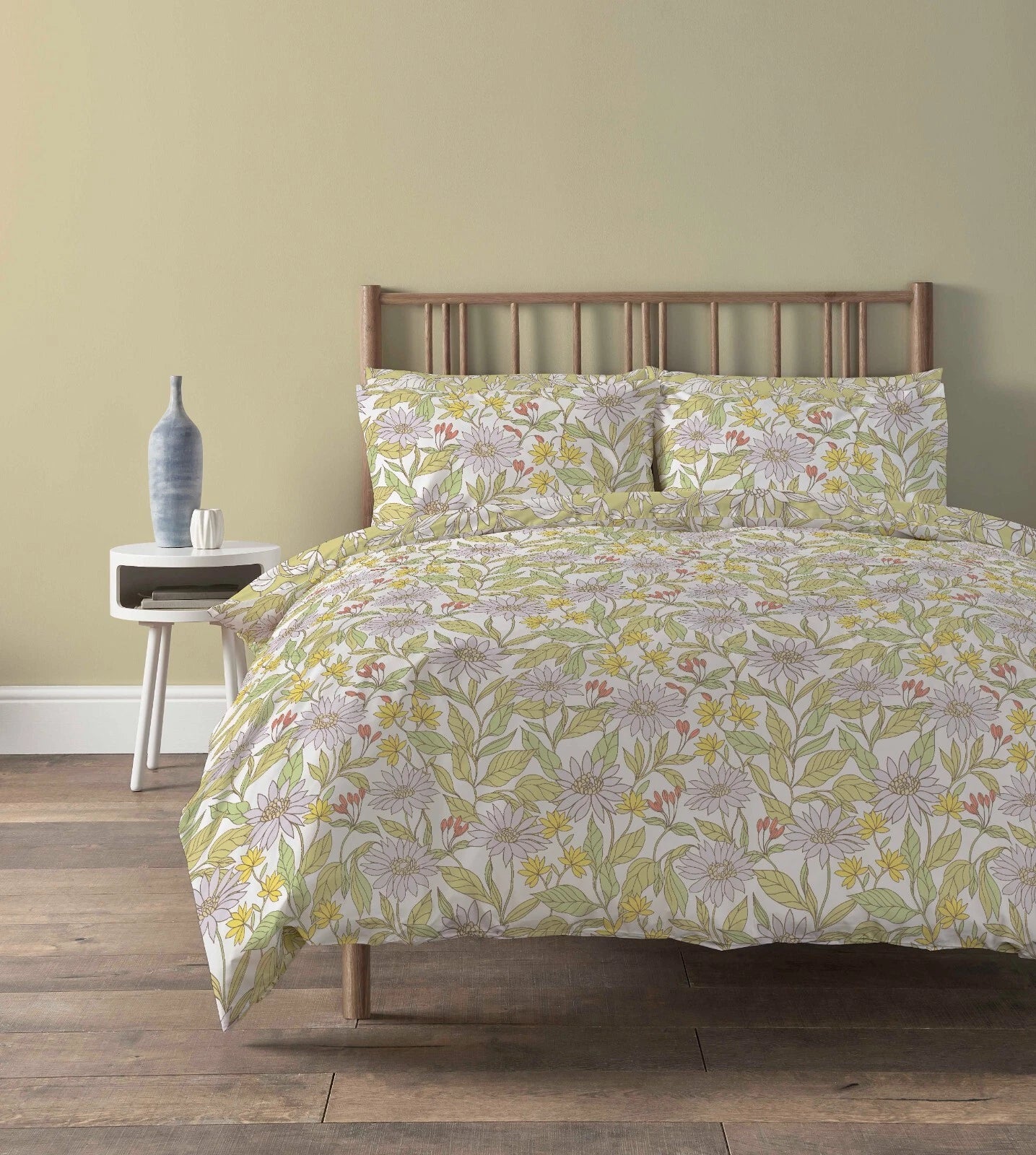 Floral Printed Duvet Quilt Covers Soft Easy Care Bed Linen Summer Bedding Sets