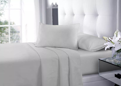 Soft Microfibre Fitted Sheet Deep Pocket 10 inch (25 cm) Easy Care Bottom Sheet