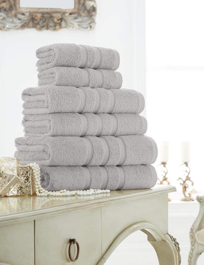Luxury ZERO TWIST 100% Egyptian Cotton Super Soft 600 GSM Towels Hand Bath Towels Set