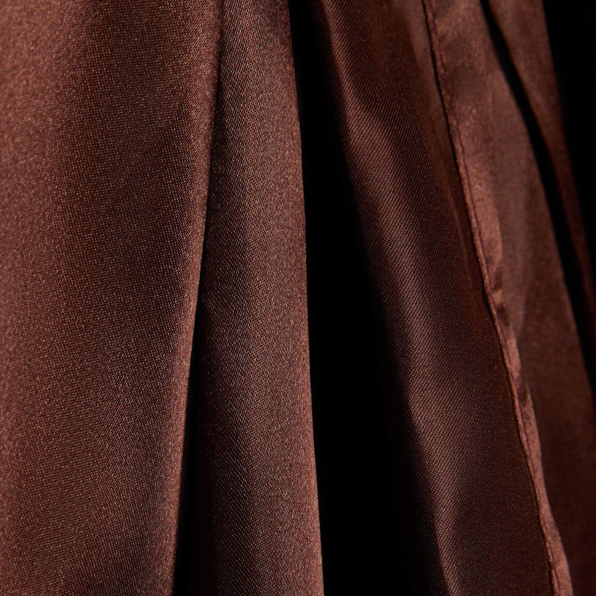 Chocolate satin bow full length detail - Nimora Home Christmas decoration